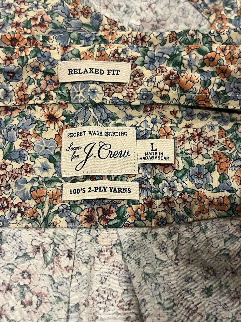 J. Crew Liberty London Print Button-down Shirt
